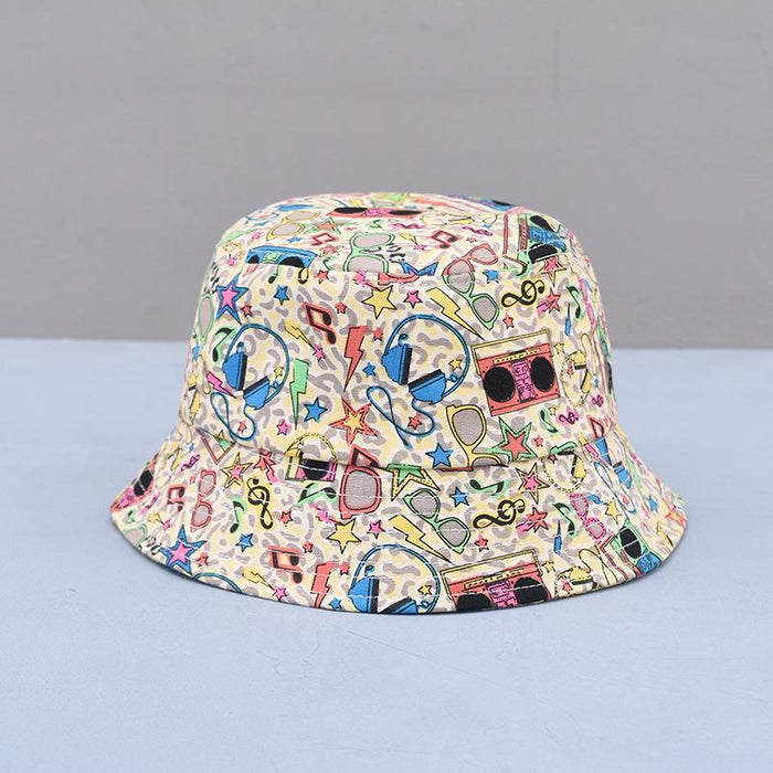 Children's Summer Outdoor Cartoon Printing Sunshade Hat