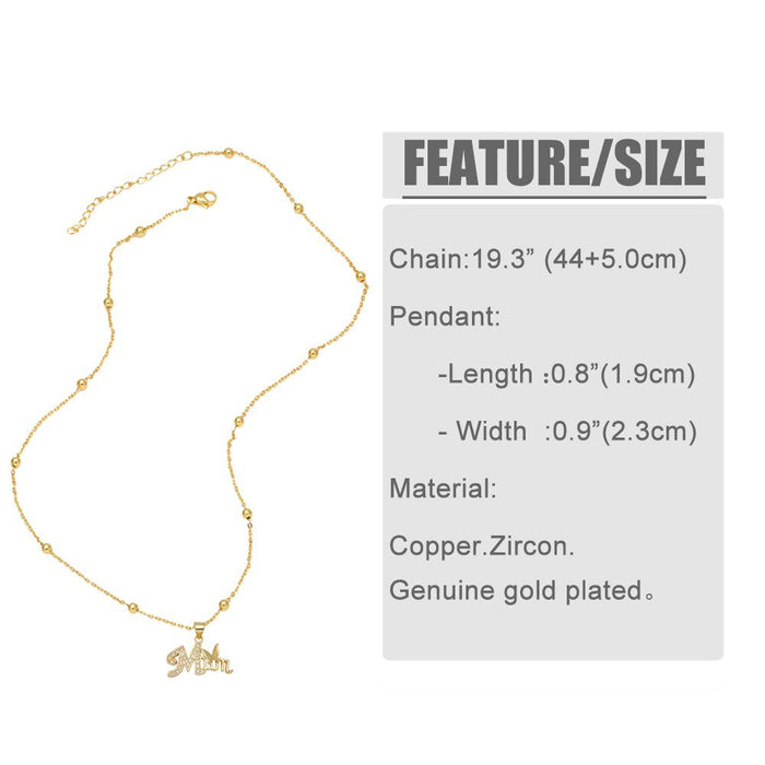Personality Lovely Butterfly Diamond Clavicle Chain Love Letter Necklace