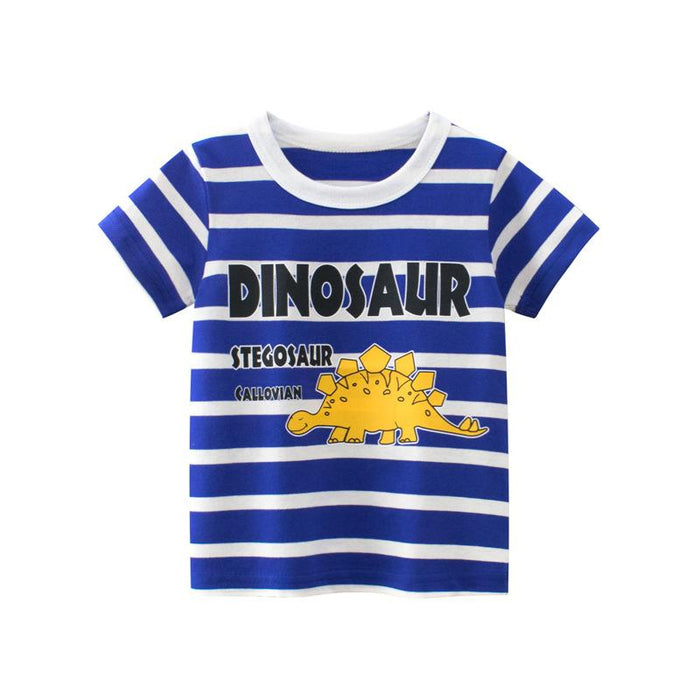 Boys' short sleeve stripe T-shirt