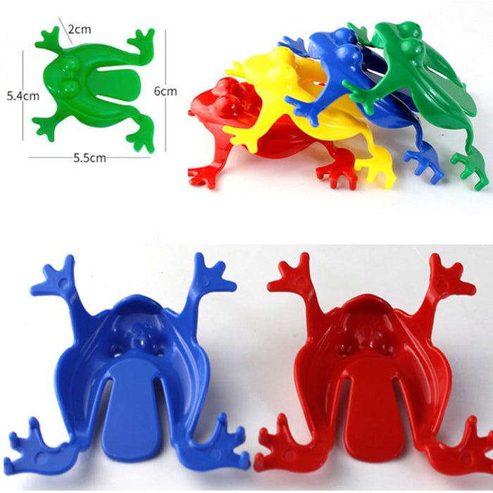 12 Piece Leaping Frog Bounce Novelty Assorted Stress Relief Toys for Kids