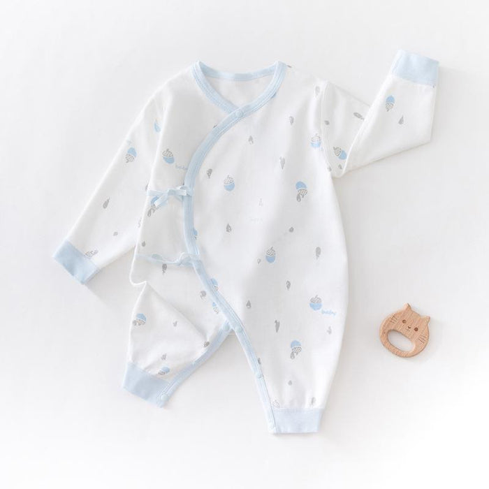 Cartoon Romper For 0-3-6 Months Baby