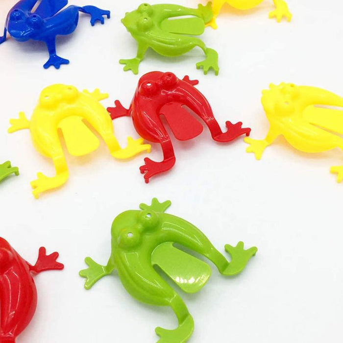 12 Piece Leaping Frog Bounce Novelty Assorted Stress Relief Toys for Kids