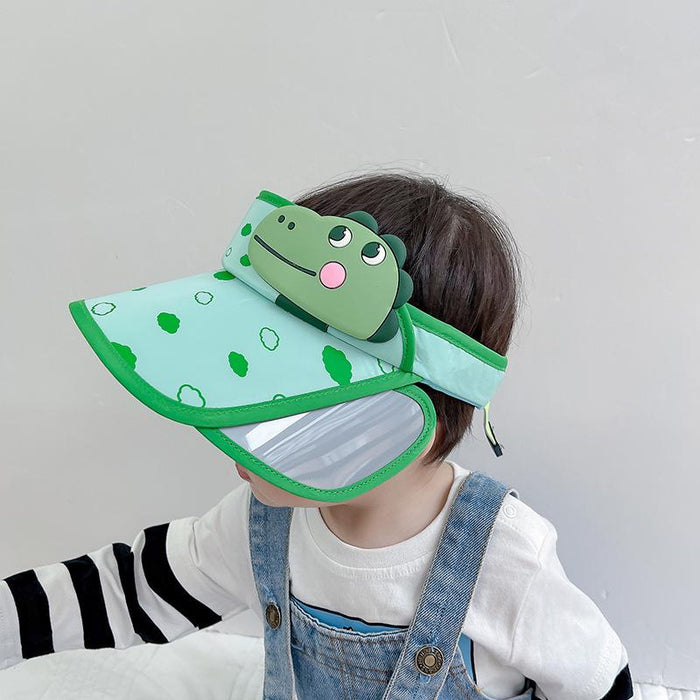 Summer Flapper Wide-brimmed Children's Cartoon Dinosaur Empty Top Hat