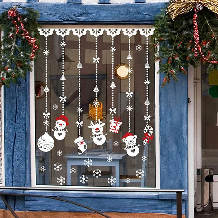 2022 Christmas Window Stickers