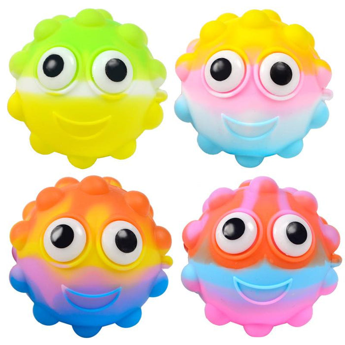 Ball decompression toy vent ball silicone eye bubble ball