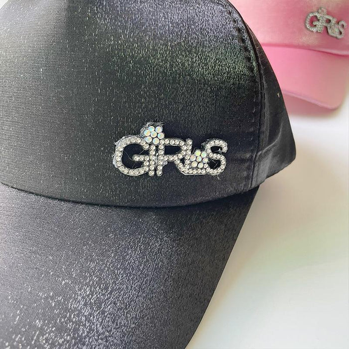 Cute Cartoon Sequin Bow Children's Baseball Cap