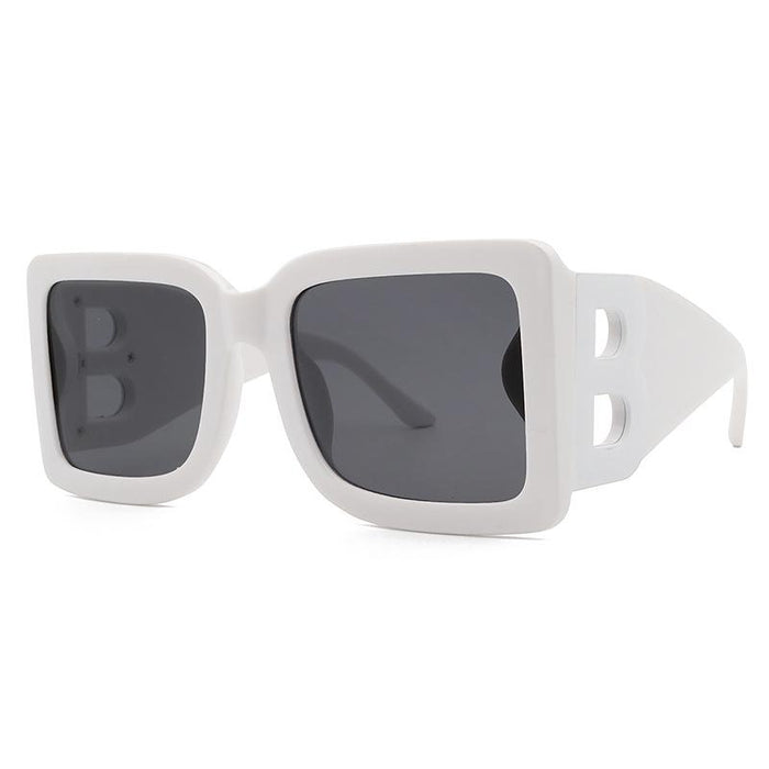 Large frame B letter Sunglasses