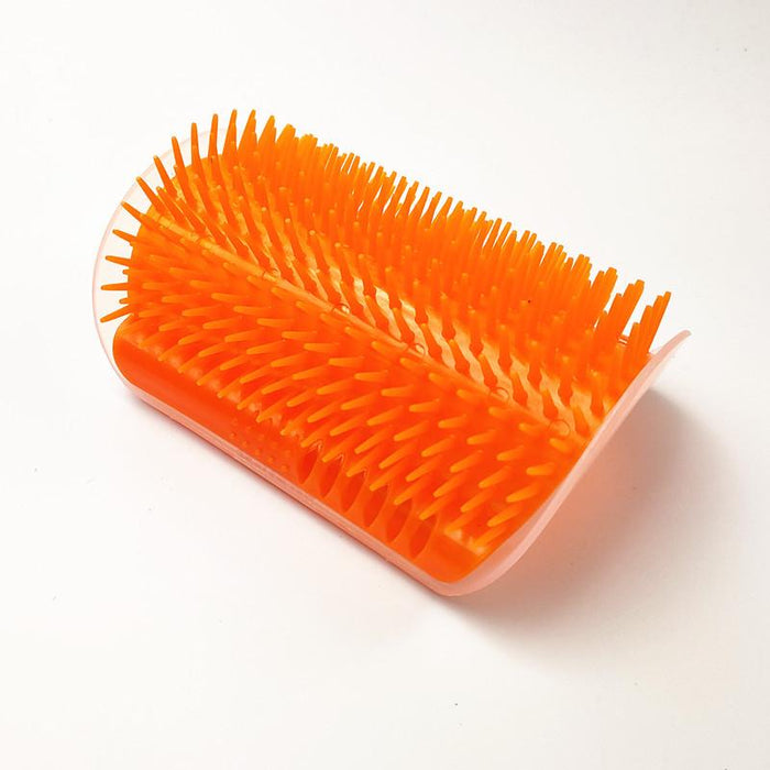 Soft cat corner massage cat brush brush face