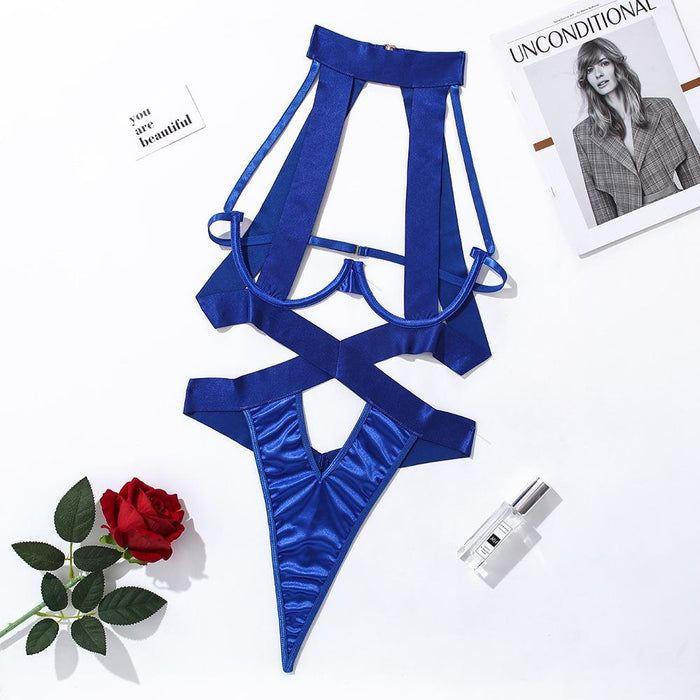 Women Sexy Lingerie Fashion Halter Bodysuit