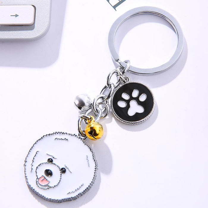 Creative Pet Dog Metal Keychain