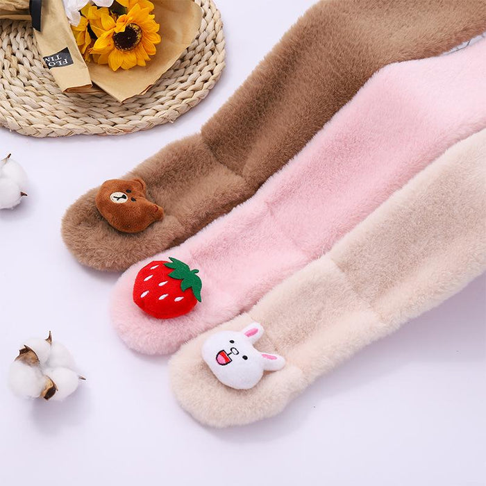 Cartoon Baby Winter Warm Thicken Scarfs