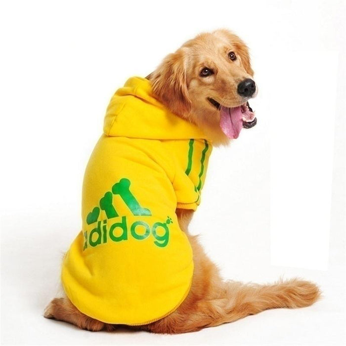 Winter Dog Clothing Adidog Sports Hoodie