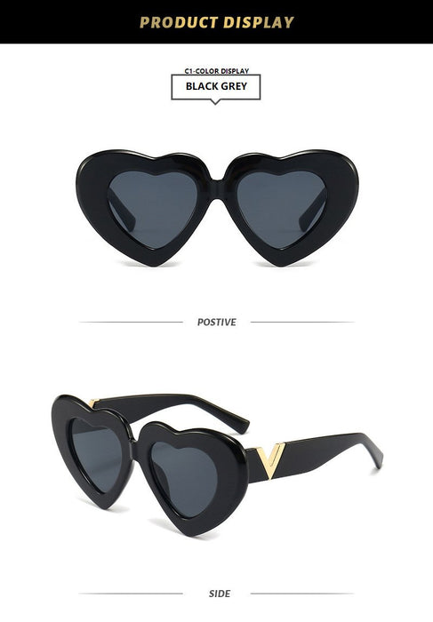 Large frame love Sunglasses