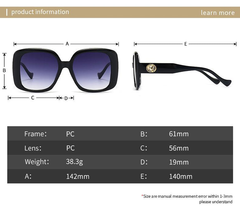 Large frame toad glasses and sunglasses