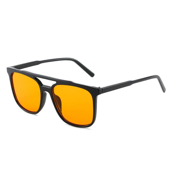 Square double beam Sunglasses Retro