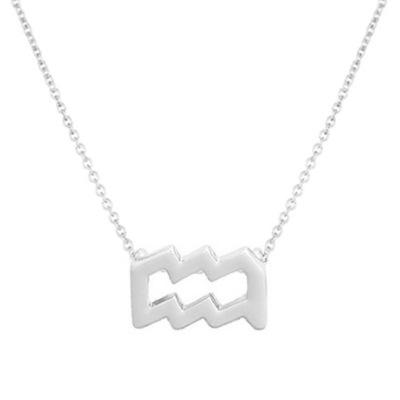 Twelve Constellations Necklace Collarbone Chain Pendant Card Short Necklace