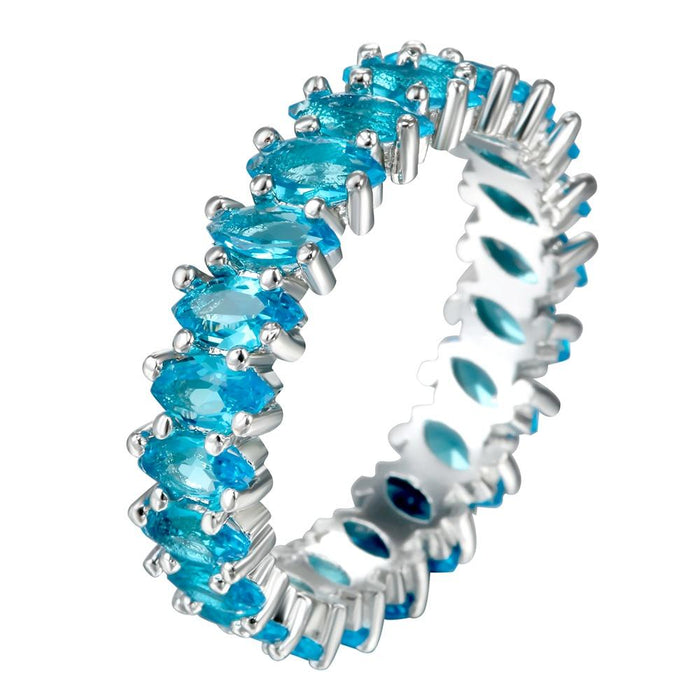 Fashoin Jewelry Women Light Zircon Rings