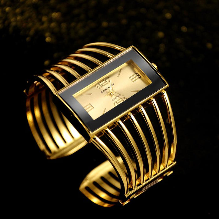 Womens Bangle Bracelet Dress Wristwatch