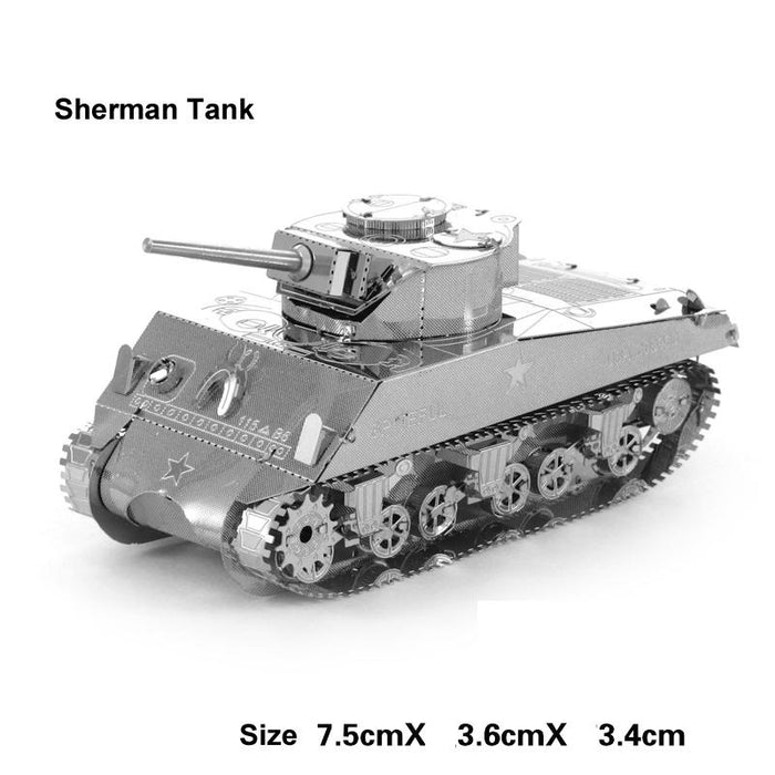 Tank 3D Metal Puzzle Chieftain Tank Puzzle Gift Toys