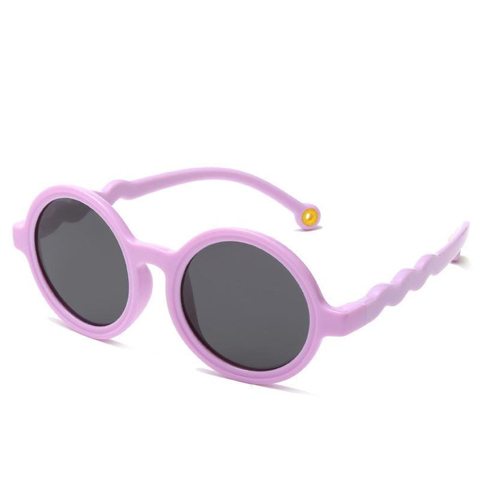 Children's round frame PC Sunglasses