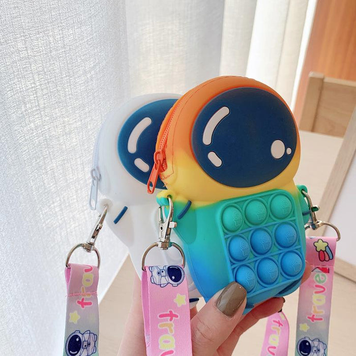 Messenger bag decompression vent toy student bag