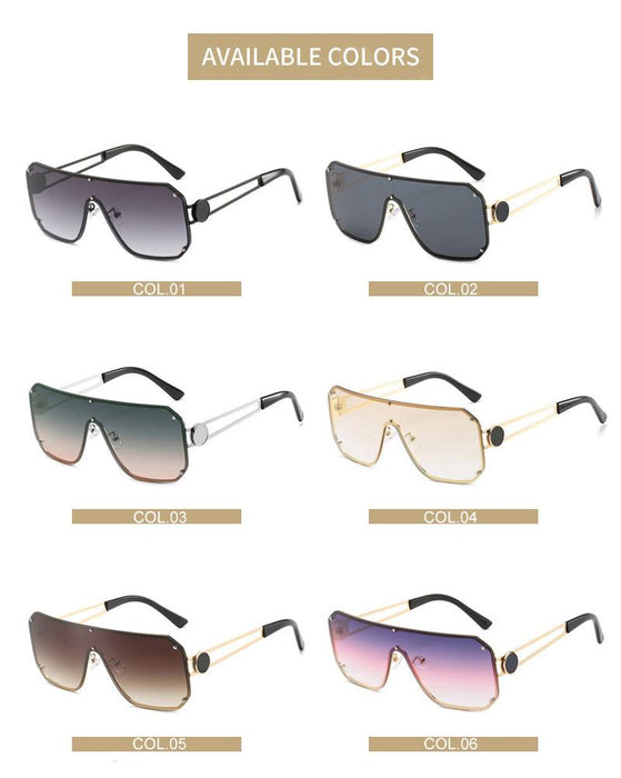Retro metal one piece Sunglasses toad Sunglasses