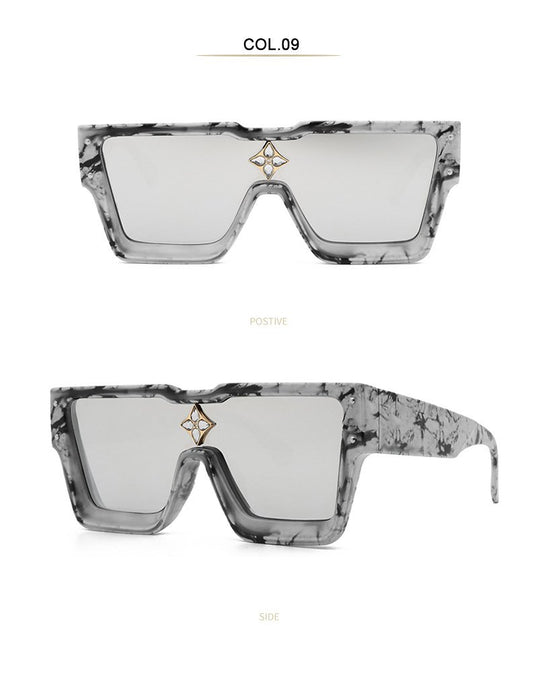 Sunglasses men's and women's Square Rhinestone Sunglasses