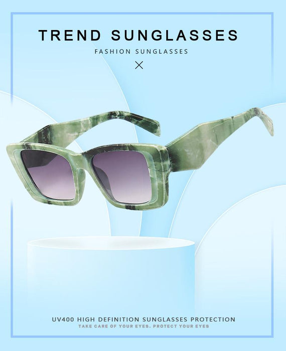 Sunglasses contrast cut square Sunglasses tide