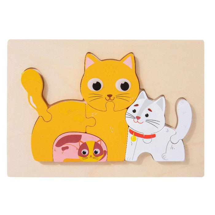 Parent-child interaction children's educational three-dimensional building block toys