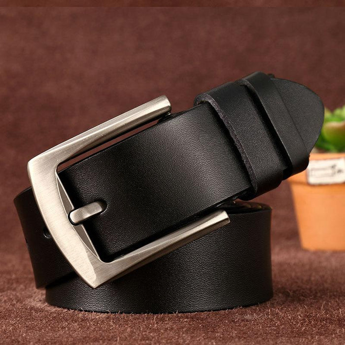 Vintage Men's Pin Buckle Casual Jeans Leather Belt