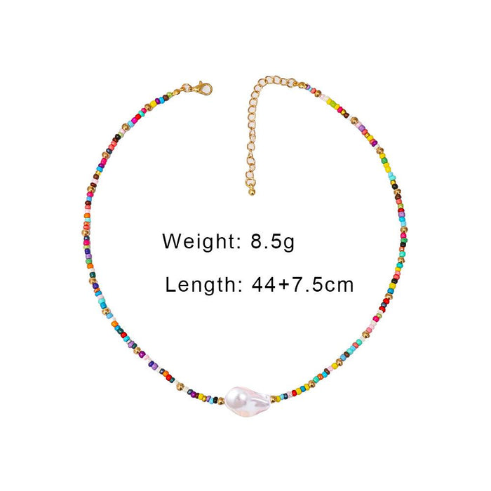 Women's Jewelry Vintage Contrast Simple Necklace