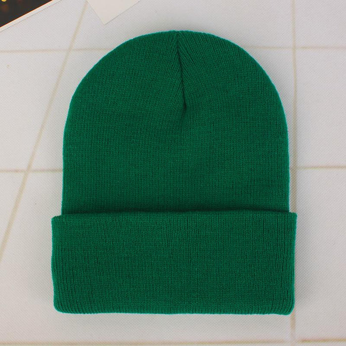 Winter Hats for Unisex Beanies Knitted Solid Cute Hat