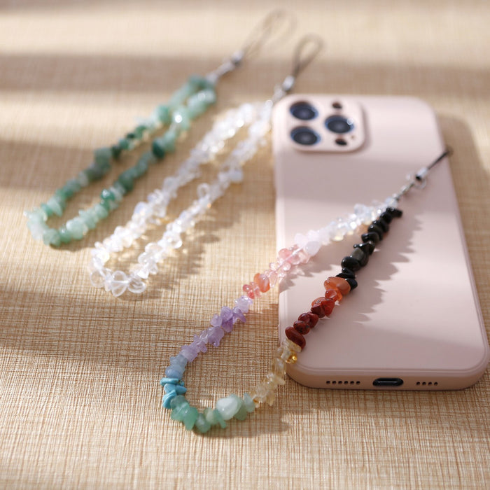 Beaded Mobile Phone Chain Pendant Gravel Mobile Phone Pendant