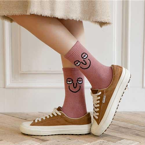 Funky Women Mid Socks