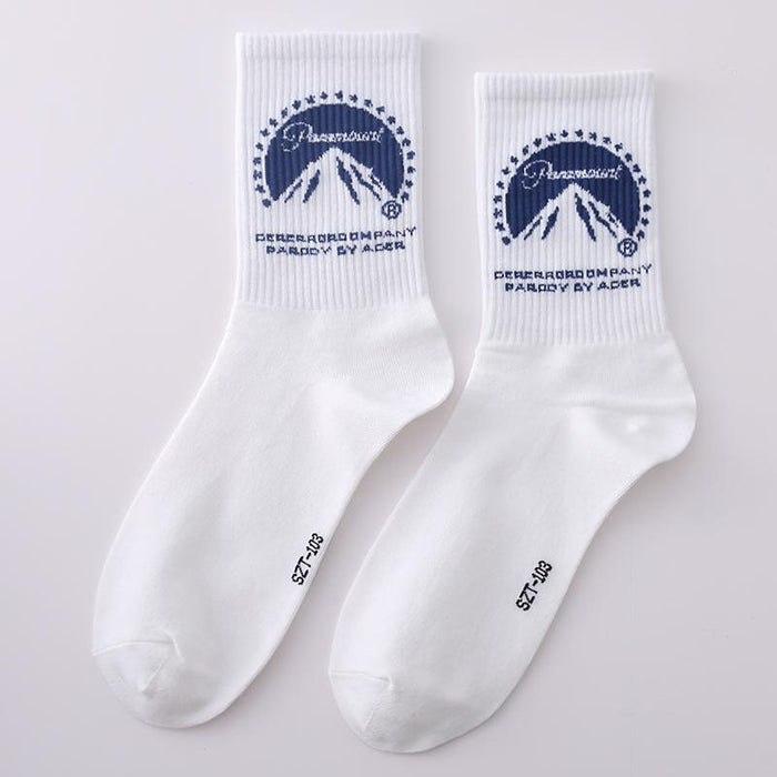 Funny Men Hip Hop Skeleton Socks