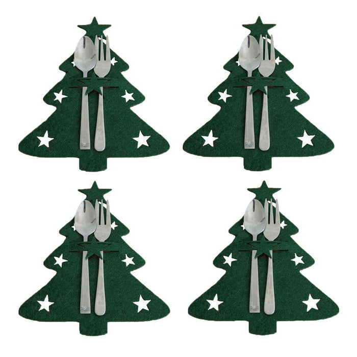 4PCS 44 Styles Christmas Knife and Fork Holder