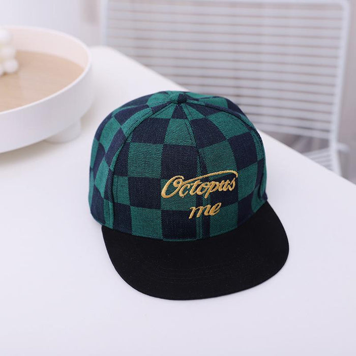 Summer Thin Sun Protection Adjustable Flat Brim Children's Cap