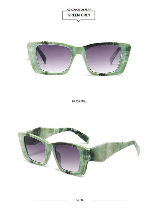 Sunglasses contrast cut square Sunglasses tide