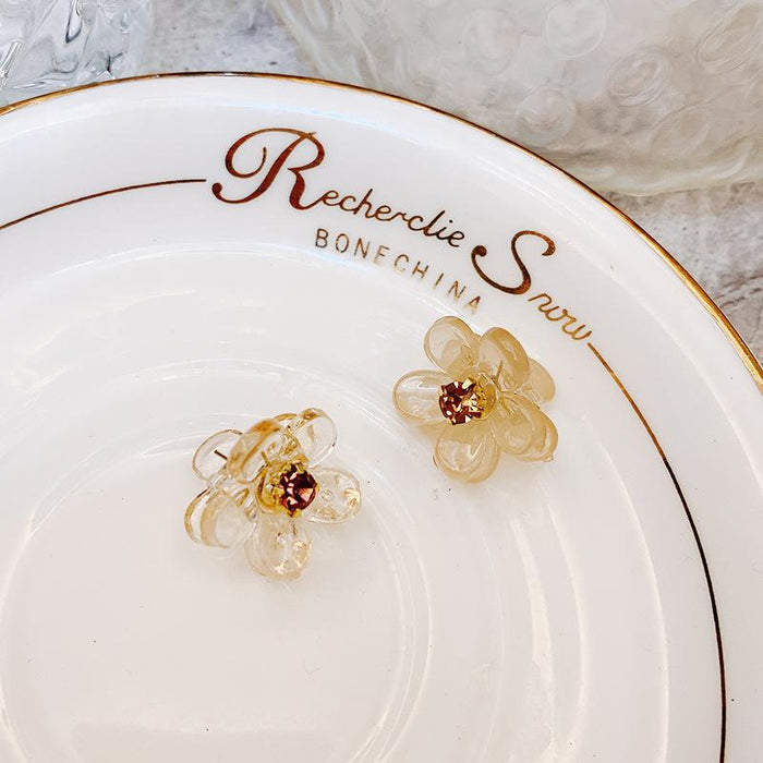 Transparent broken hair bangs clip