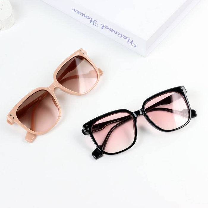 Children's Sunglasses large frame rice nail square Sunglasses