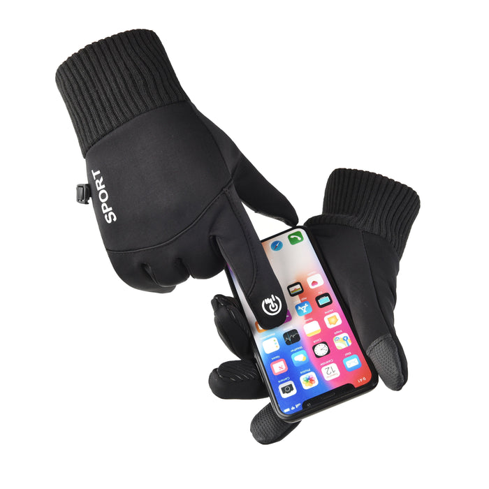 Men Winter Waterproof Cycling Gloves