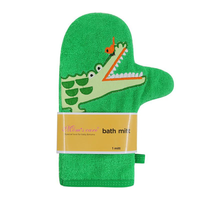 Baby Cartoon Bath Mitt Children Bath Towel Gloves