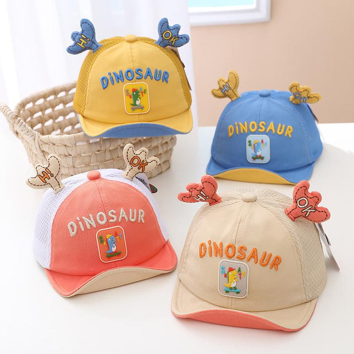 Summer Cute Dinosaur Antlers Children n Baby's Net Cap