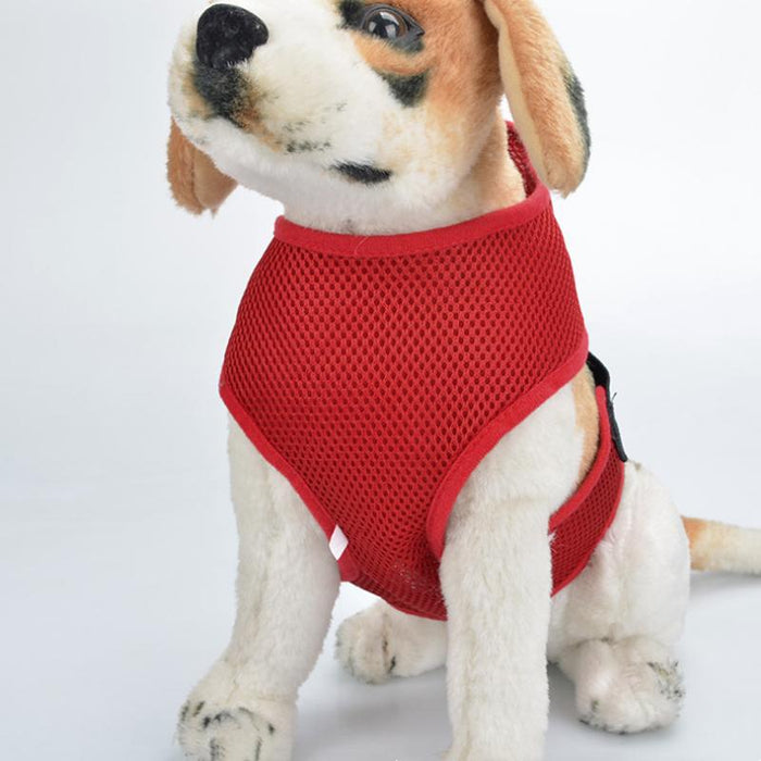 Nylon Dog Leash Breathable Mesh Dog Leash Vest