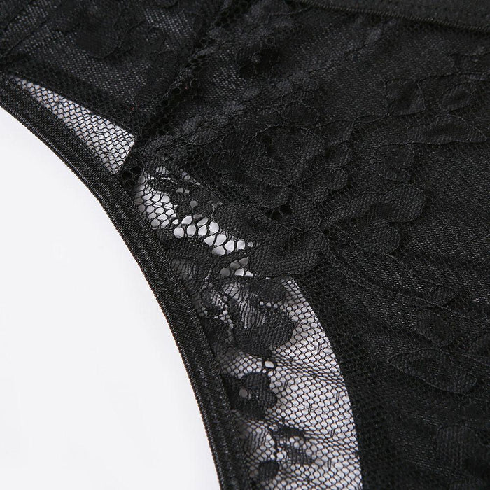 Sexy Lace Lingerie Women Base Layer Underwear Bodysuit