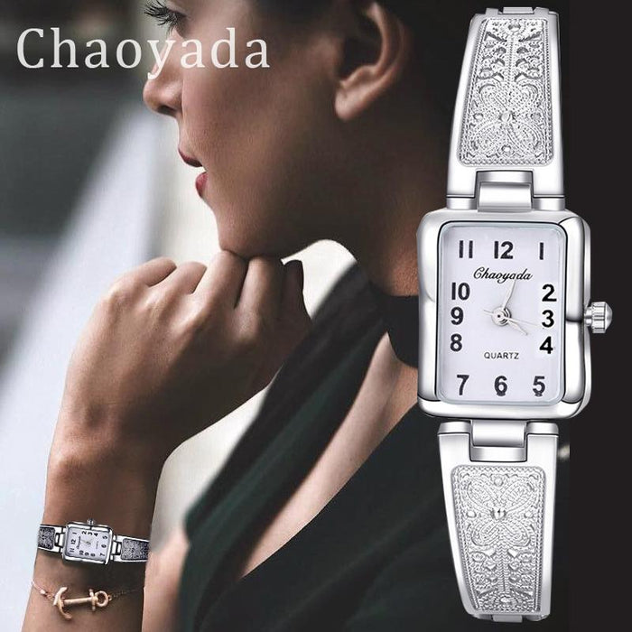 Gold/Silver Women Vintage Watches Elegant Quartz WristWatches