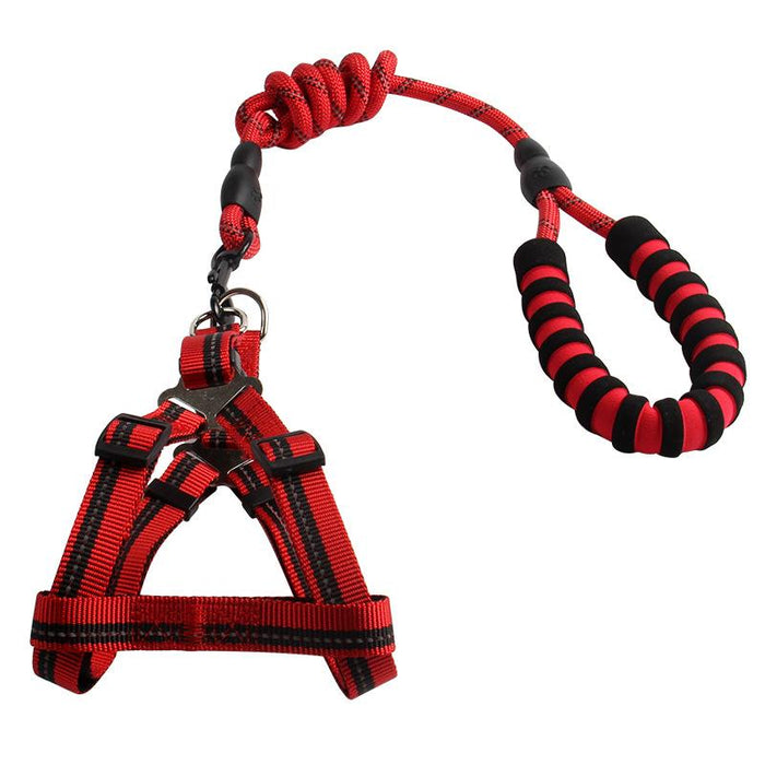 Reflective dog chain dog rope dog chest strap