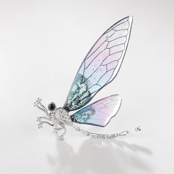 Transparent Wings Dragonfly Brooch Clothing Accessories Butterfly Corsage Bee Pin
