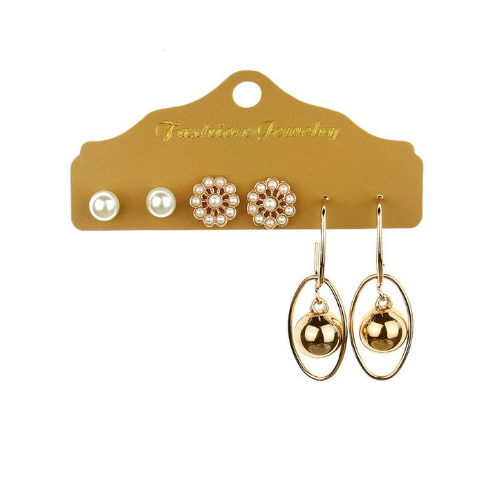 3 pairs/set Earrings Bohemian Style Jewelry X0X36201