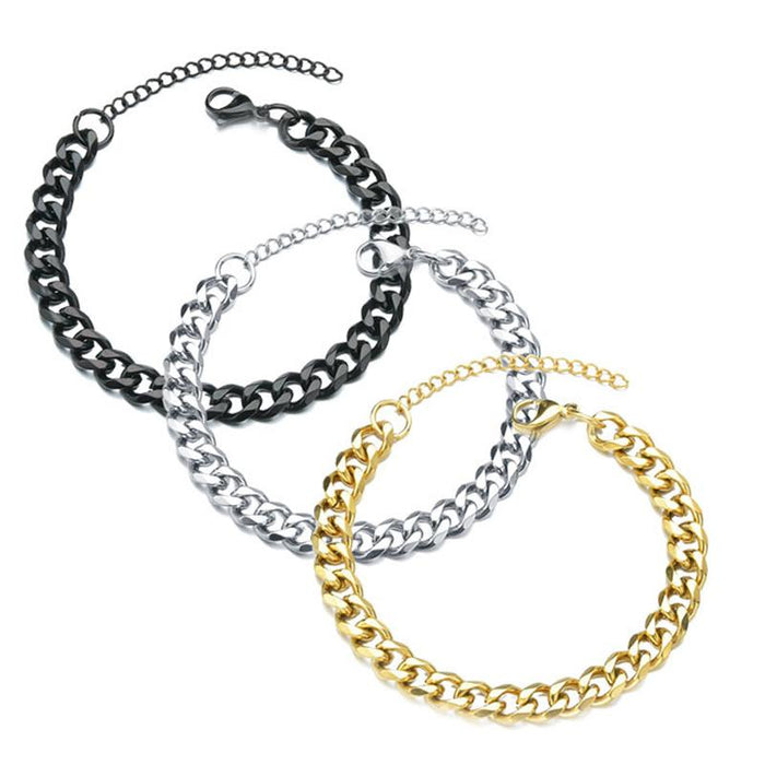 Cuban Chain Men Stainless Steel Bracelet